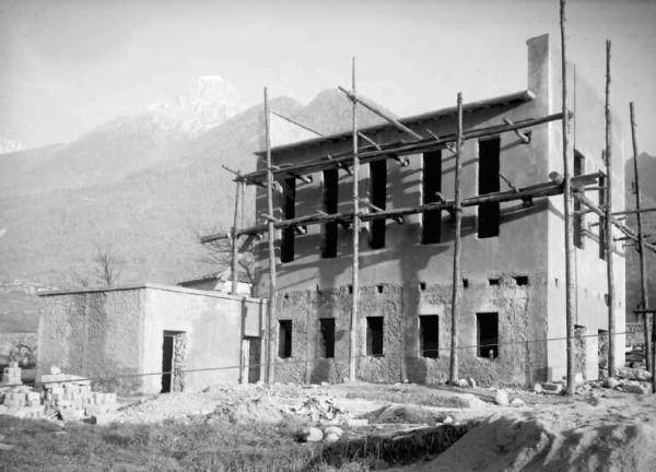 Ceto - Località Badetto - Casa del Fascio - Cantiere