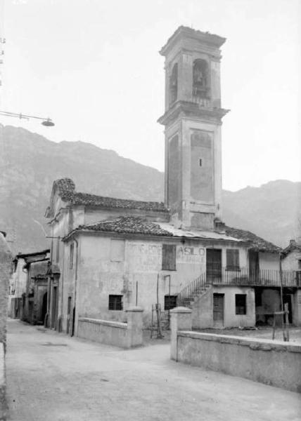 Esine - Località Sacca - Chiesa parrocchiale di S. Maria e asilo infantile