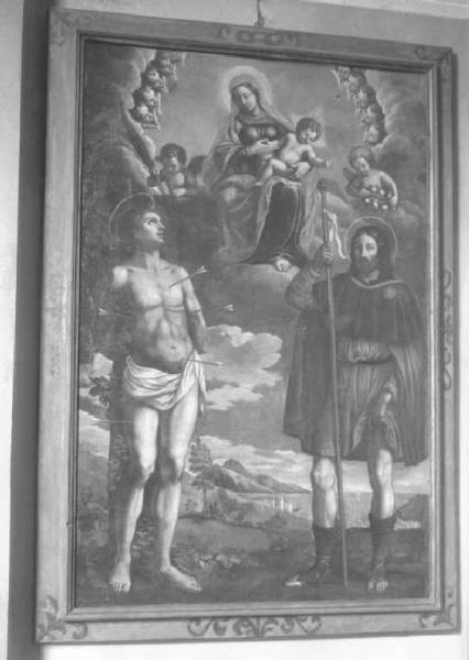 Dipinto - Madonna con Bambino, S. Sebastiano e S. Rocco - Valle Camonica