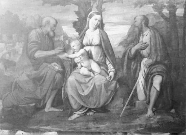 Dipinto - Madonna con Bambino e Santi - Valle Camonica