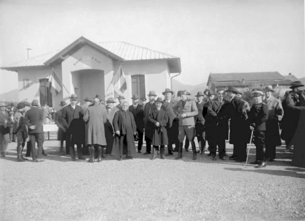 Palazzolo sull'Oglio - Località S. Pancrazio - Inaugurazione dell'autostrada Bergamo-Brescia - Autorità