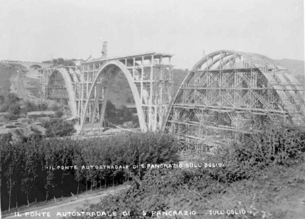 Palazzolo sull'Oglio - Autostrada Bergamo-Brescia - Ponte - Cantiere