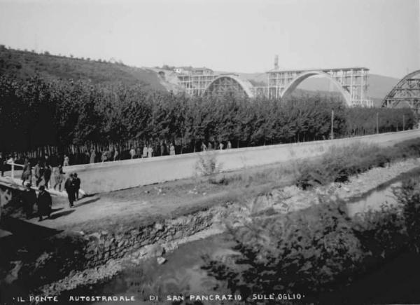 Palazzolo sull'Oglio - Autostrada Bergamo-Brescia - Ponte - Cantiere