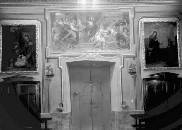 Pian Camuno - Località Vissone - Chiesa parrocchiale di S. Bernardino - Interno con dipinti