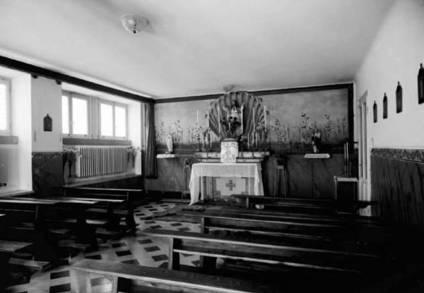 Borno - Località Croce di Salven - Sanatorio infantile C. Gaetano Bonoris - Interno - Cappella