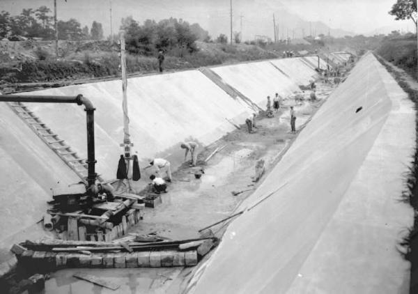 Esine - Canale Ilva - Cantiere - Impresa Valverti