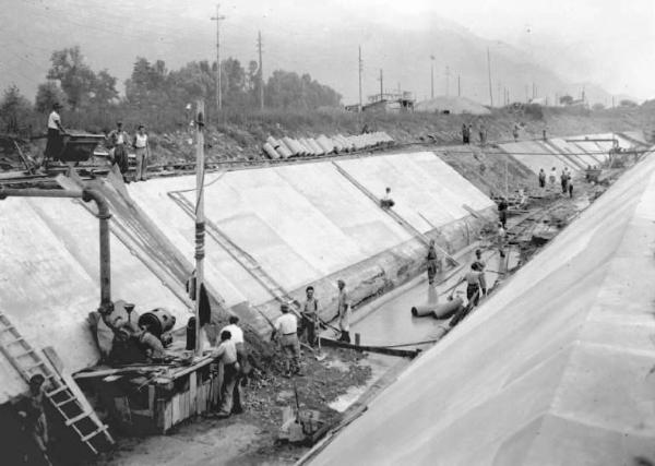 Esine - Canale Ilva - Cantiere - Impresa Valverti