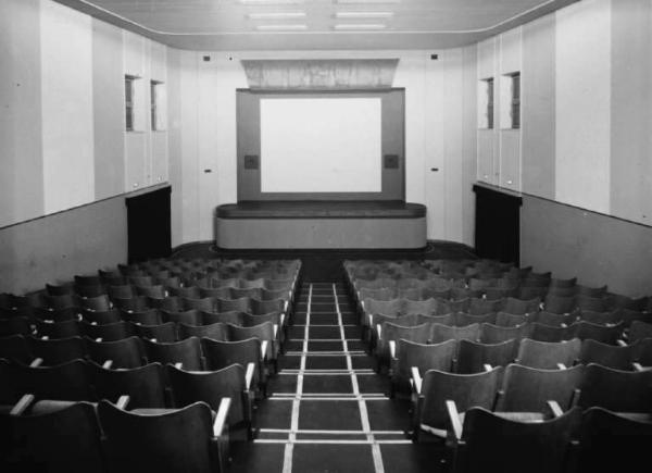 Borno - Località Croce di Salven - Sanatorio - Interno - Sala cinema