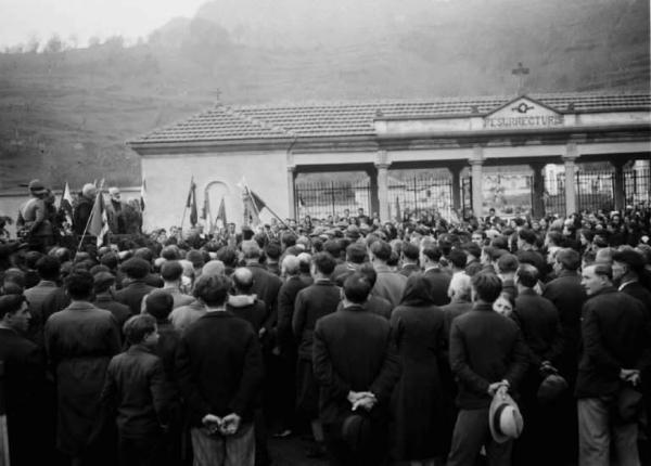 Malegno - Cimitero - Parco della Rimembranza - Cerimonia di inaugurazione