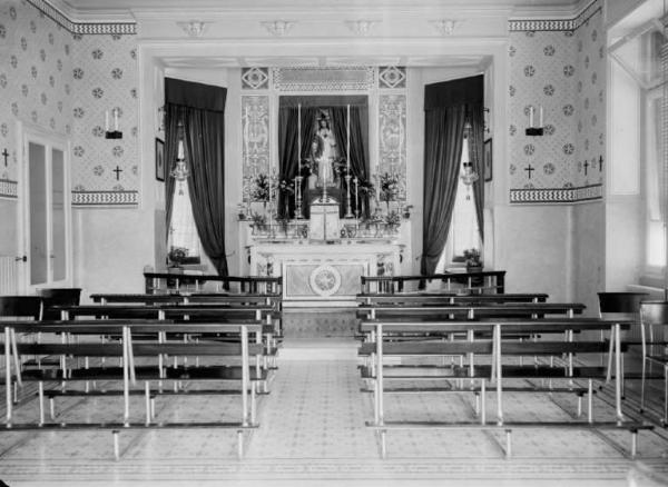 Borno - Località Croce di Salven - Sanatorio femminile - Interno - Cappella