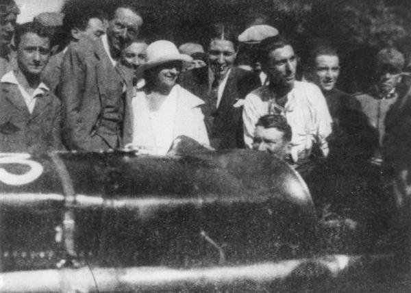 Cremona - Gara automobilistica delle 200 miglia inglesi - Antonio Ascari alla partenza