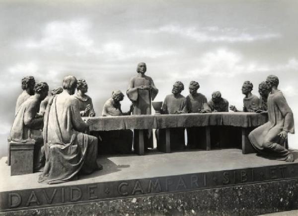 Scultura - Monumento sepolcrale - Edicola Famiglia Davide Campari - Giannino Castiglioni - Milano - Cimitero Monumentale