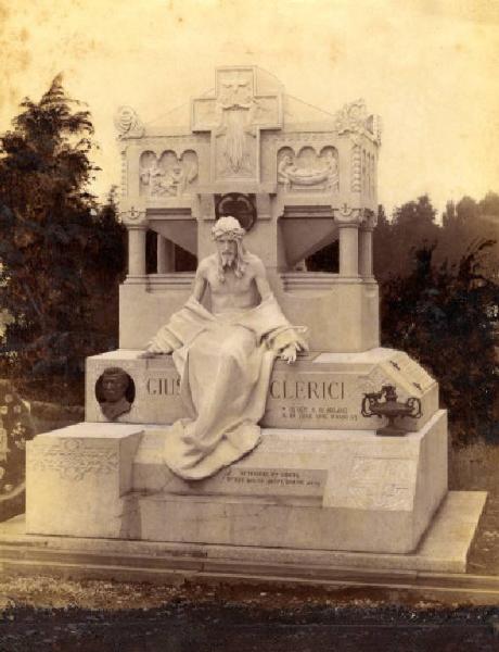 Scultura - Monumento sepolcrale - Monumento Clerici - Milano - Cimitero Monumentale