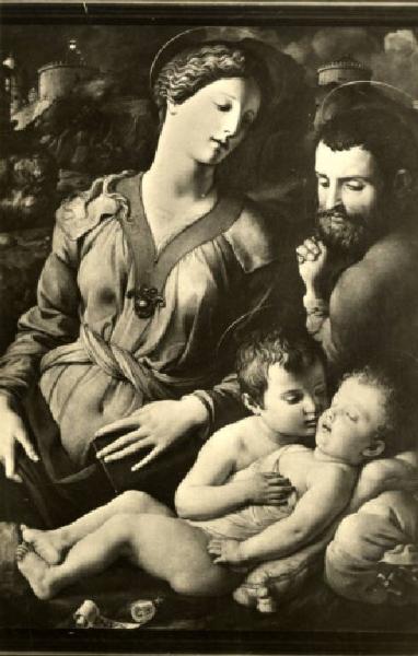 Dipinto - Sacra Famiglia - Bronzino - Firenze - Galleria degli Uffizi