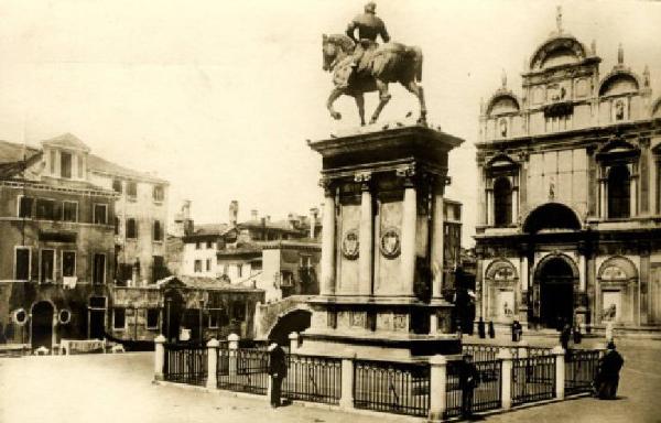 Venezia - Campo dei Santi Giovanni e Paolo - Monumento equestre a Bartolomeo Colleoni - Verrocchio