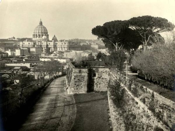 Roma - Villa Gabrielli - Panorama della Basilica di S. Pietro