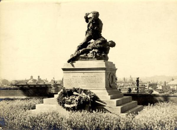 Monumento celebrativo - Monumento ai Fratelli Cairoli - Ercole Rosa - Roma - Parco del Pincio