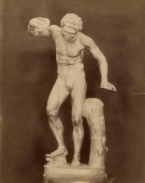 Scultura - Satiro col kroupèzion - Firenze - Galleria degli Uffizi