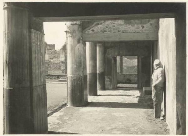 Sito archeologico - Pompei - Terme Stabiane - Portico d'ingresso