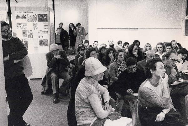 Fondazione Corrente - Conferenza "Alla ricerca del tempo futuro: l'espressione dell'impossibile " di Franco Loi ed Ernesto Treccani - Pubblico