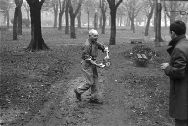 Milano, Giardini Pubblici - Frequentatore del parco