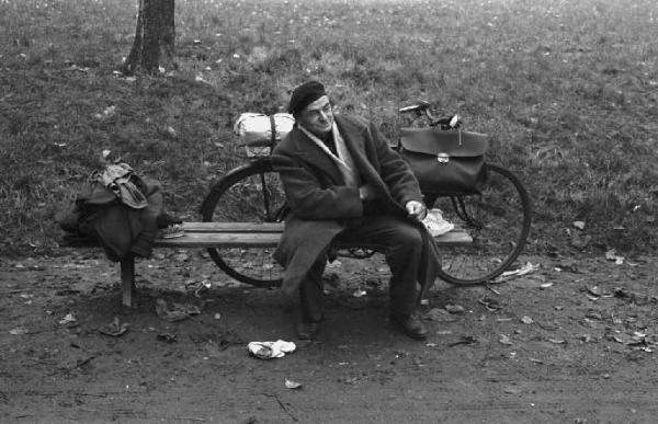 Milano, Giardini Pubblici - anziano