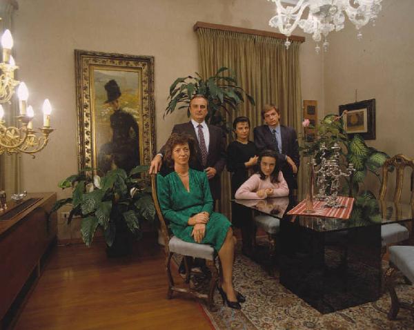 Parmalat - Foto di gruppo - Calisto Tanzi con la famiglia