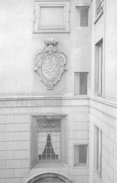 Milano - Facciata sul cortile interno di Palazzo Marino