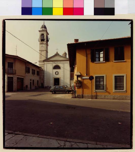 Nerviano - località di Santo Ilario - chiesa di Sant'Ilario - strada