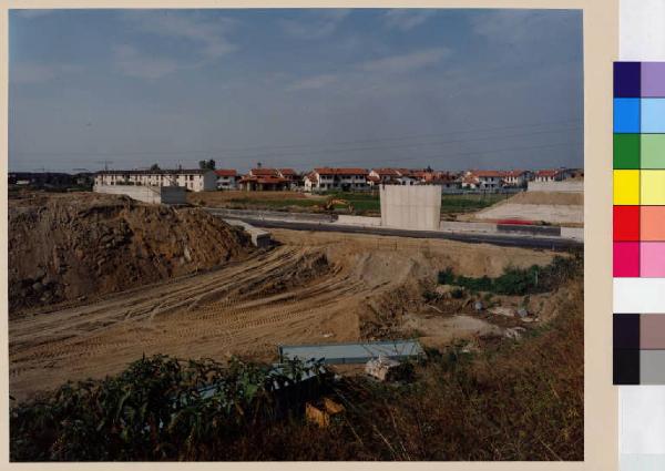 Cerro al Lambro - località di Riozzo - cantiere stradale - autostrada