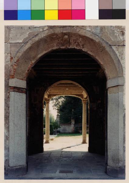 Pozzuolo Martesana - Trecella - villa Resta Pallavicino - portone - giardino