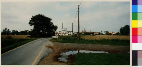 Casarile - strada - campi - incrocio stradale