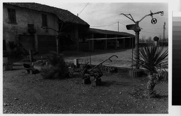 Dresano - cascina Belpensiero - cortile interno