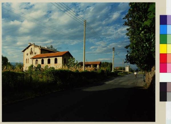 Cornate d'Adda - cascina San Giuseppe - campi - strada