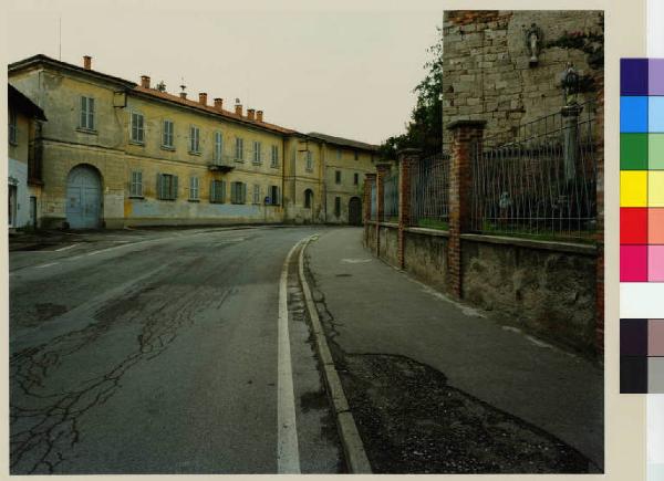 Cornate d'Adda - via San Pietro - villa Biffi Sormani - centro storico