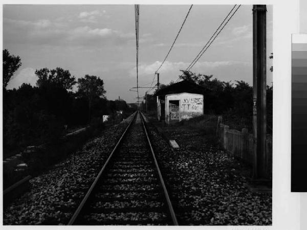 Robecchetto con Induno - località Malvaglio - ponte sul ticino - linea ferroviaria - binari