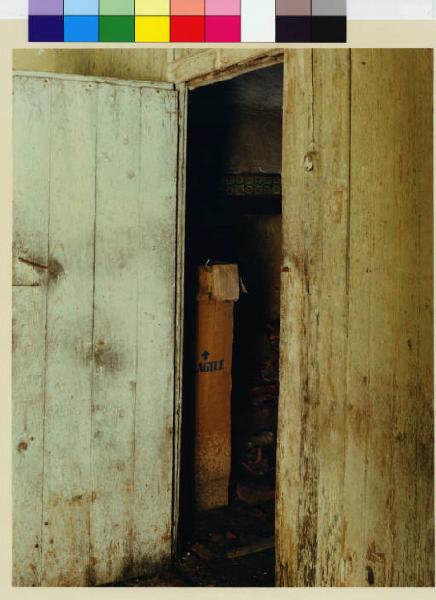 Santo Stefano Ticino - porta in legno - interno