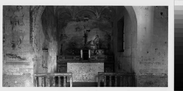 Morimondo - oratorio di San Rocco - interno - altare