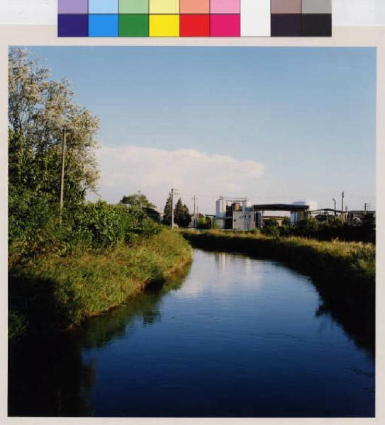 Nova Milanese - canale Villoresi - via Dalmazia - impianti industriali - vegetazione