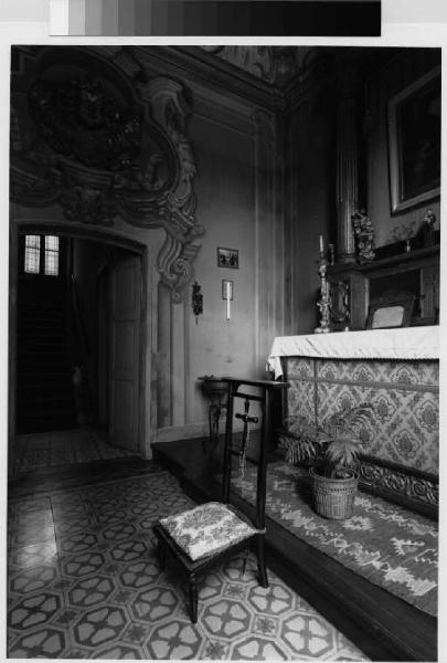 Mesero - villa Colombo - interno dell'oratorio - sagrestia