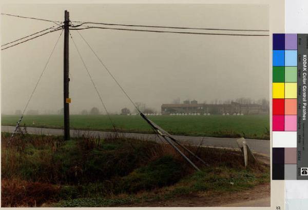 Ozzero - cascina Calcaterra - campi - strada