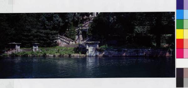 Castelletto di Cuggiono - Naviglio Grande - palazzo Clerici - scalinata