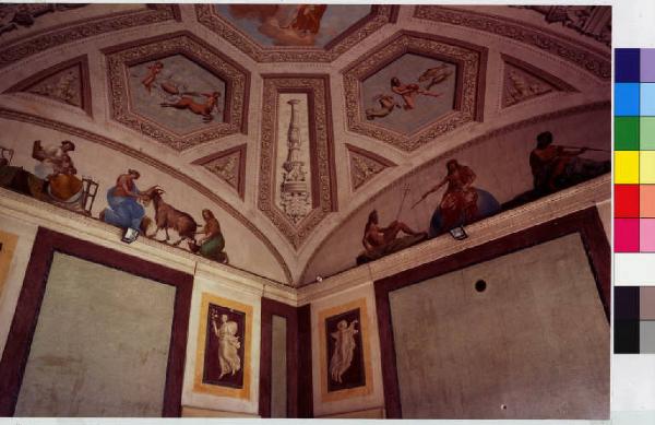 Cuggiono - villa Annoni - stanza a volta - affresco