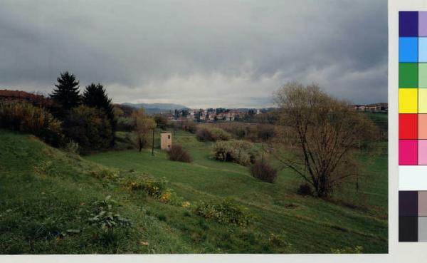 Carate Brianza - campi - villa Beldosso - centro abitato