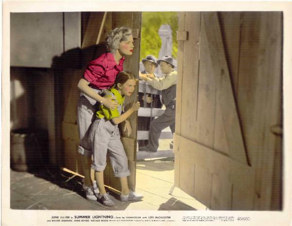 Scena del film "Scudda hoo ! Scudda hay !" - regia di Hugh Herbert - 1948 - attrice June Haver
