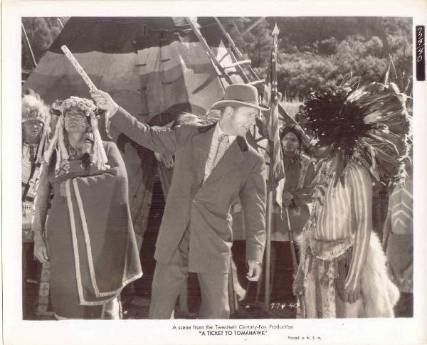 Scena del film "La figlia dello sceriffo" - regia Richard Sale - 1950 - attore Dan Dailey