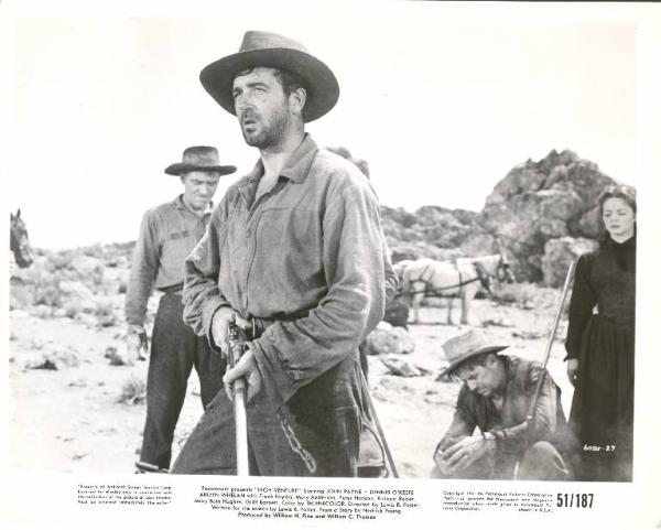 Scena del film "El Gringo" - regia Lewis R. Foster - 1951- attore John Payne