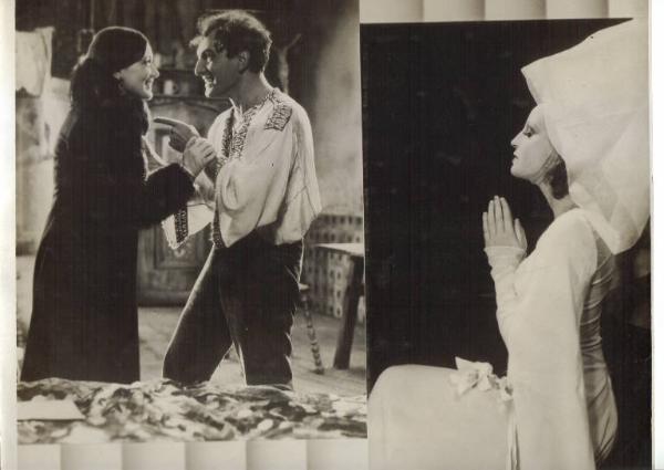 Scena del film "Capriccio di femmina" - regia Herbert Wilcox - 1932 - attori Brigitte Helm e Joseph Schildkraut