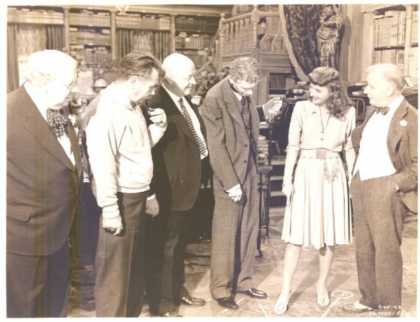 Scena del film "Colpo di fulmine" (Ball of Fire) - regia Howard Hawks - 1941 - attrice Barbara Stanwyck