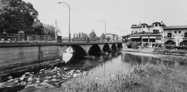 Fiume Mincio - opera di presa di Marengo - Fossa di Pozzolo - ponte a Goito